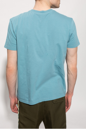Etro Kenzo gathered-detailing boat-neck T-shirt