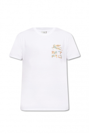Nanushka embroidered-logo crewneck T-shirt