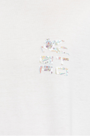 Etro logo-print drawstring cotton hoodie