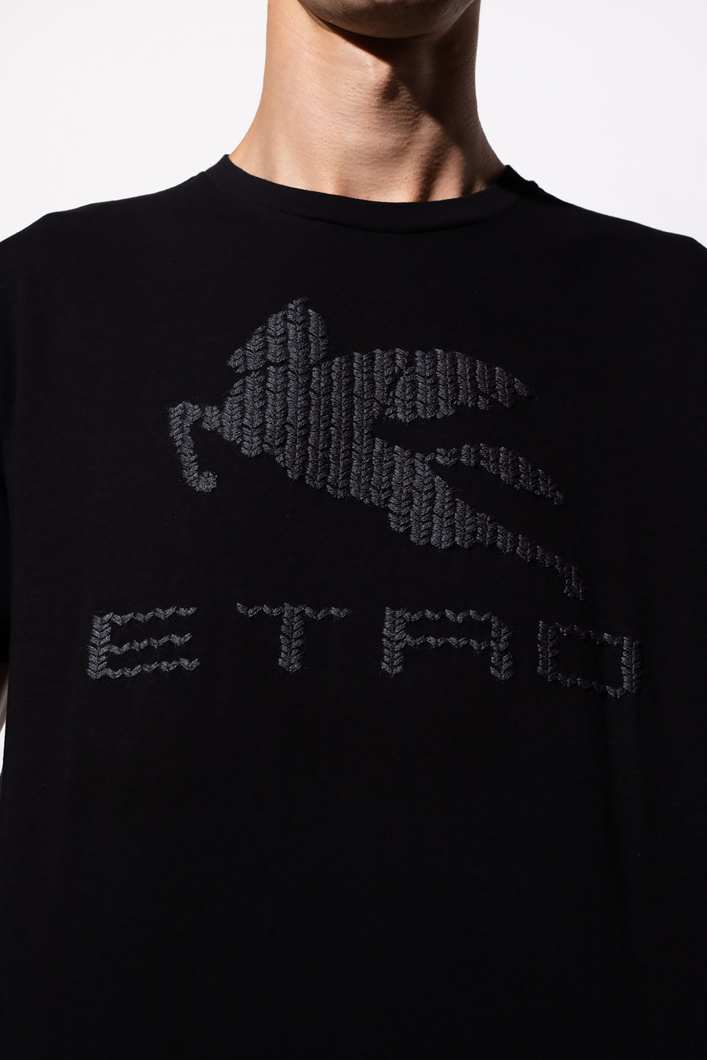 Etro Logo-embroidered T-shirt