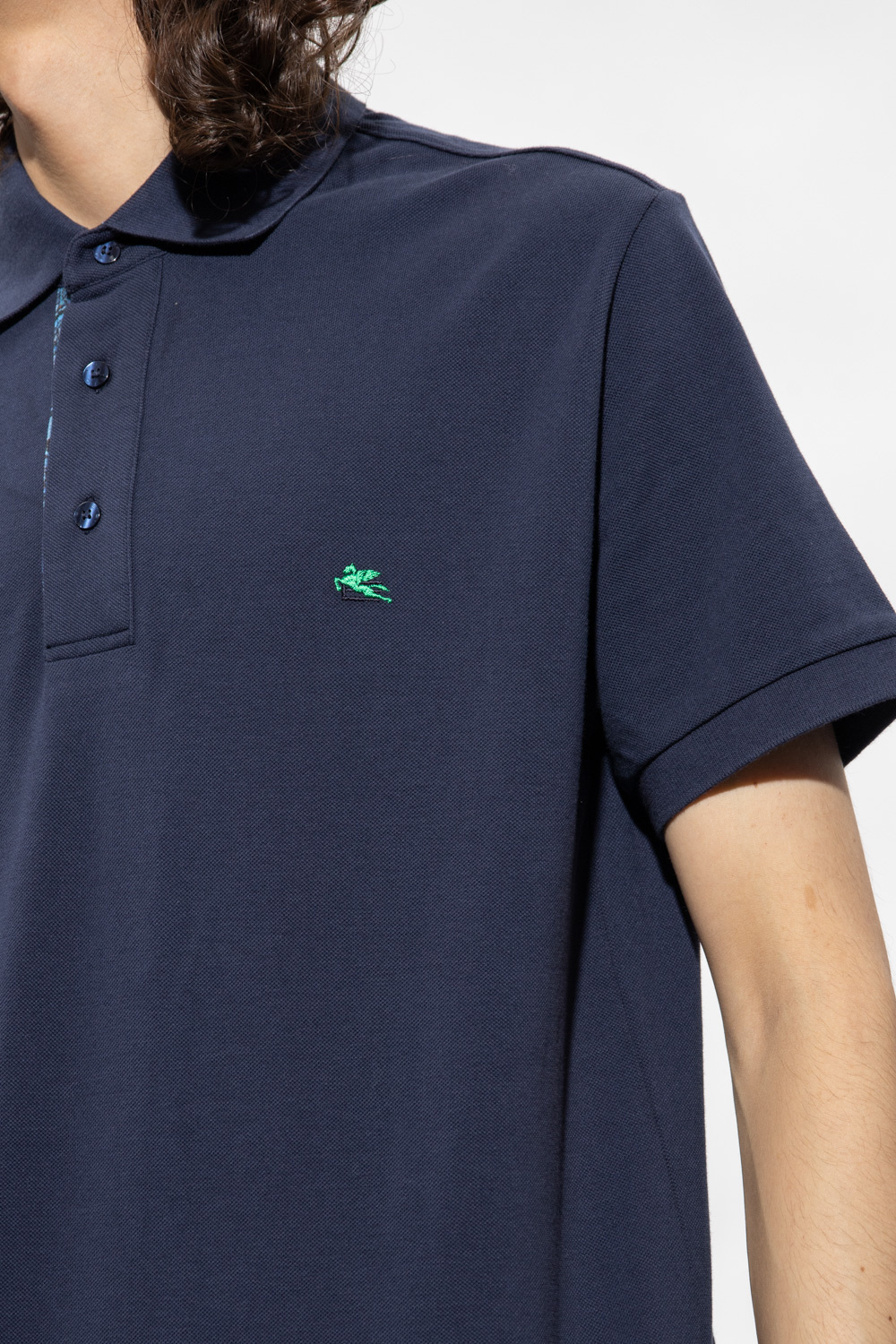 Etro Fit polo shirt with logo