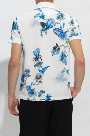 Etro Polo Ralph Lauren Regular-fit T-shirt met vlaglogo in marineblauw