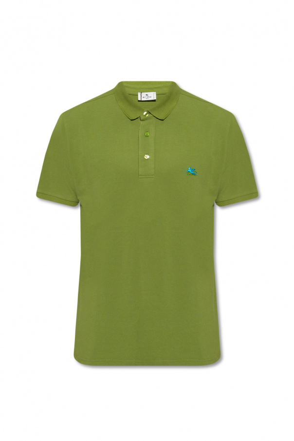 Etro ermenegildo zegna textured short sleeve polo shirt item