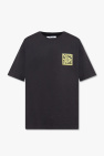 Company logo-patch zipped cargo shirt