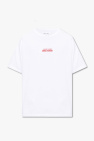 Alexander McQueen T-shirt con stampa Giallo