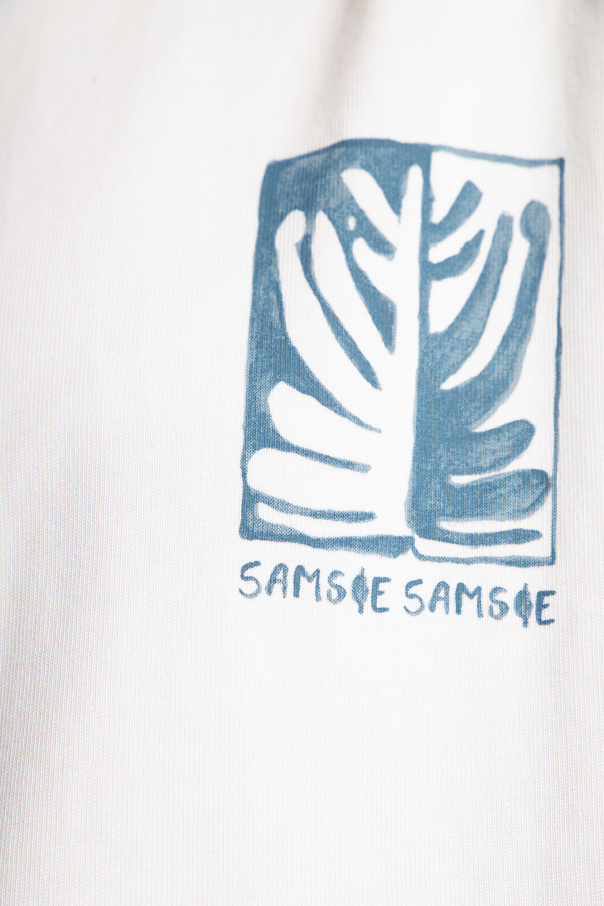 Samsøe Samsøe T-shirt z nadrukiem ‘Sawind’