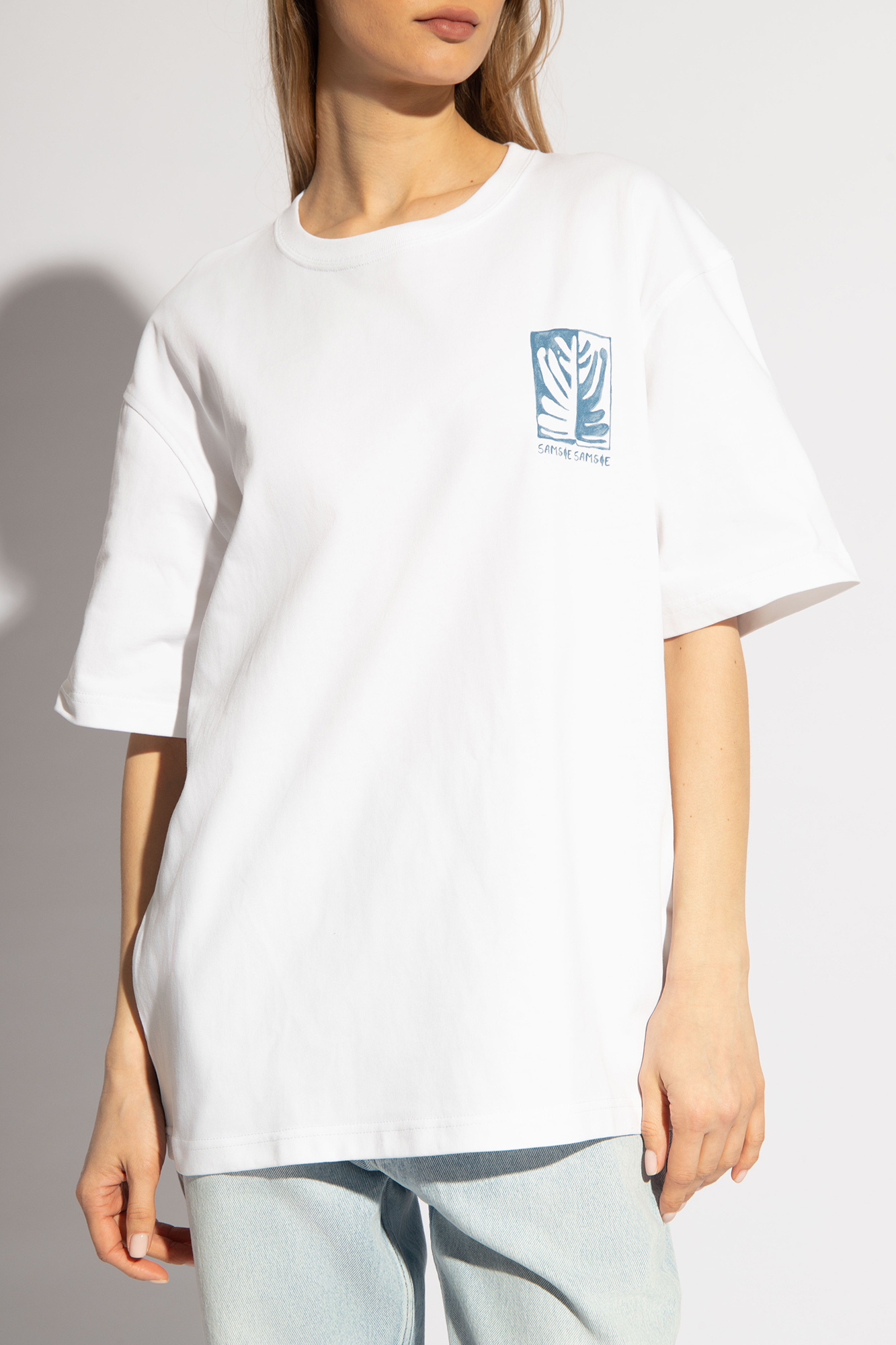 White 'Sawind' printed T-shirt Samsøe Samsøe - Vitkac Italy