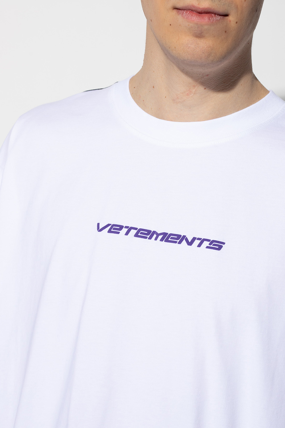 VETEMENTS adidas logo-detail pullover hoodie