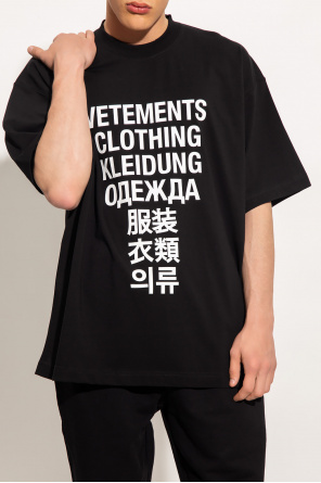 VETEMENTS Printed T-shirt