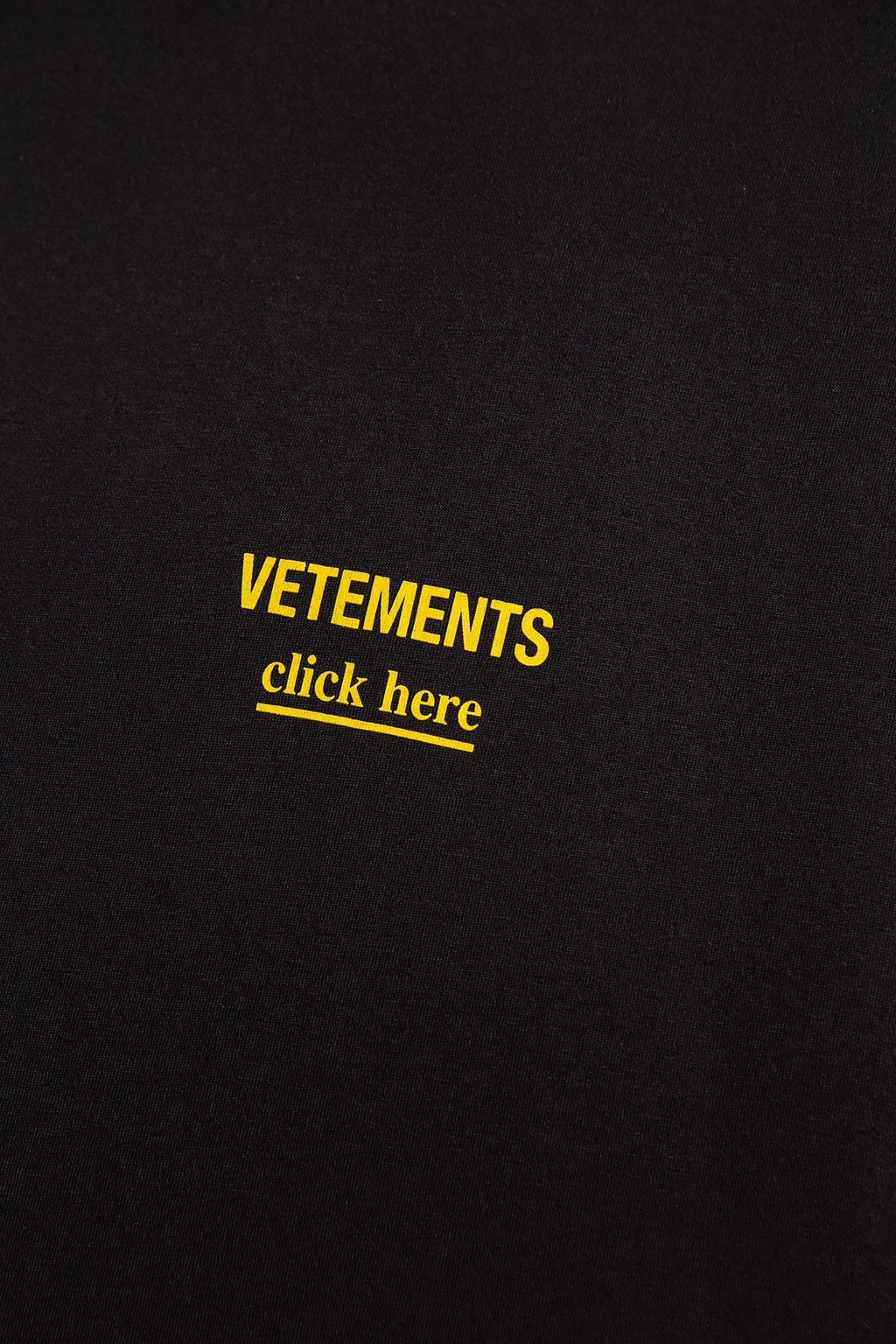 VETEMENTS Printed T-shirt