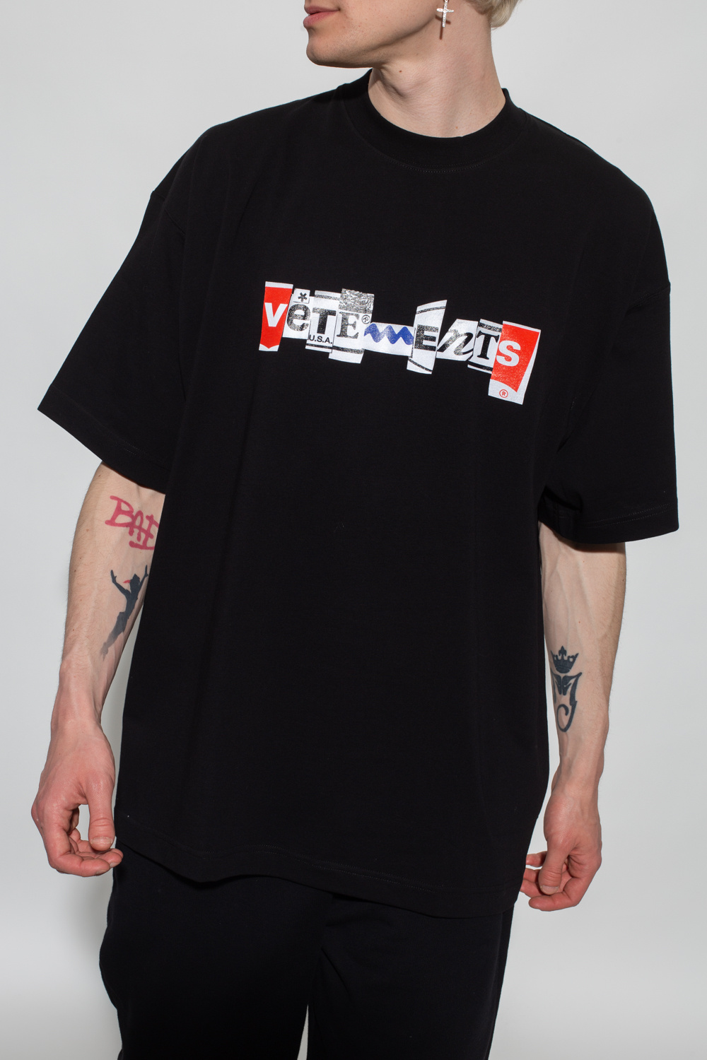 VETEMENTS Kenzo tiger-patch T-shirt