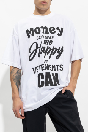 VETEMENTS T-shirt Never with logo