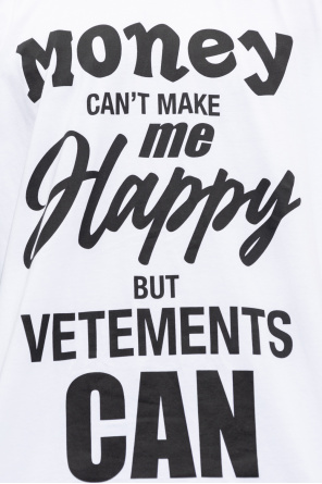 VETEMENTS T-shirt Never with logo
