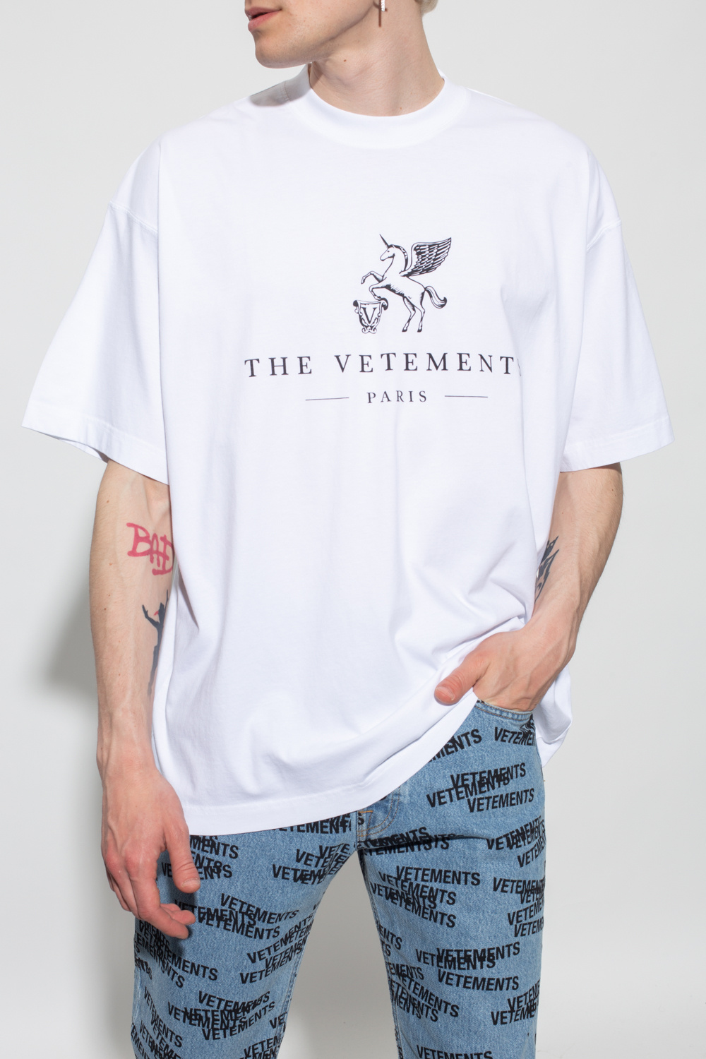 VETEMENTS T-shirt Marshall amarelo