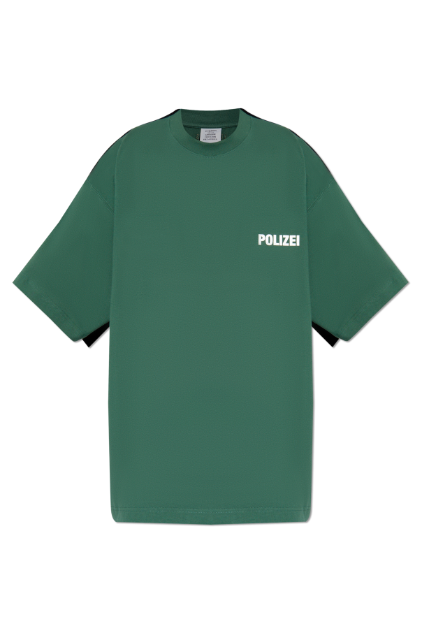 VETEMENTS Podwójny t-shirt z logo