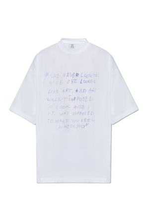 T-shirt with print od VETEMENTS