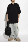 VETEMENTS BLACK Double 'oversize' T-shirt