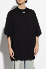 VETEMENTS BLACK Double 'oversize' T-shirt