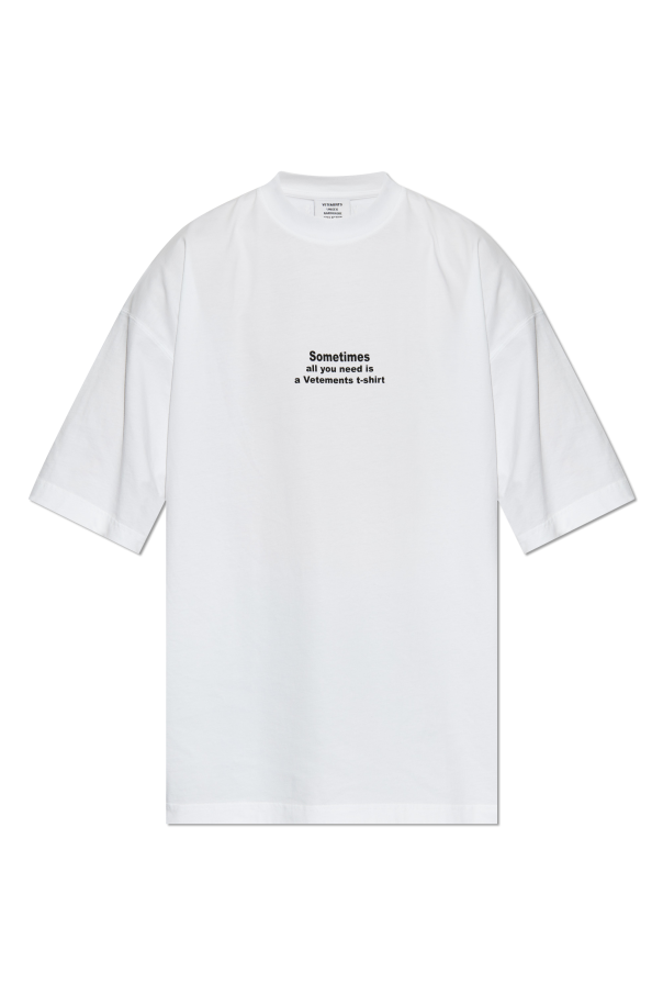 VETEMENTS T-shirt with print