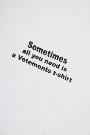 VETEMENTS T-shirt with print