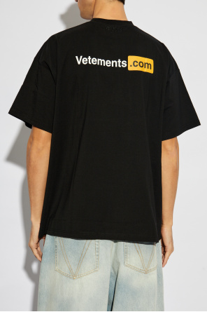 VETEMENTS T-shirt z  logo