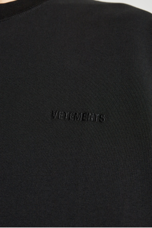 VETEMENTS T-shirt z wyszytym logo