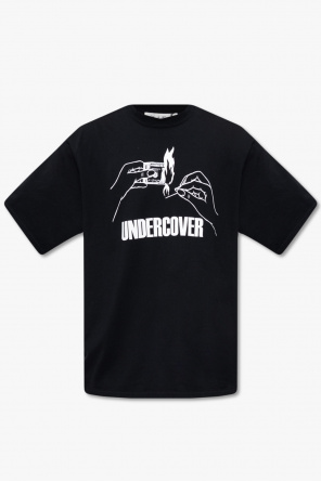 undercover mirrored rose graphic sweatshirt item