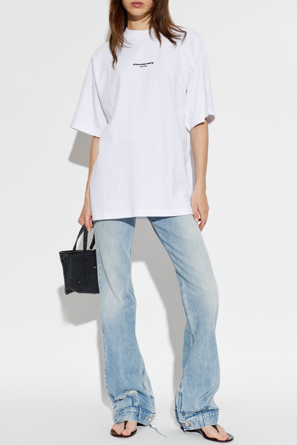 Alexander Wang T-shirt z logo