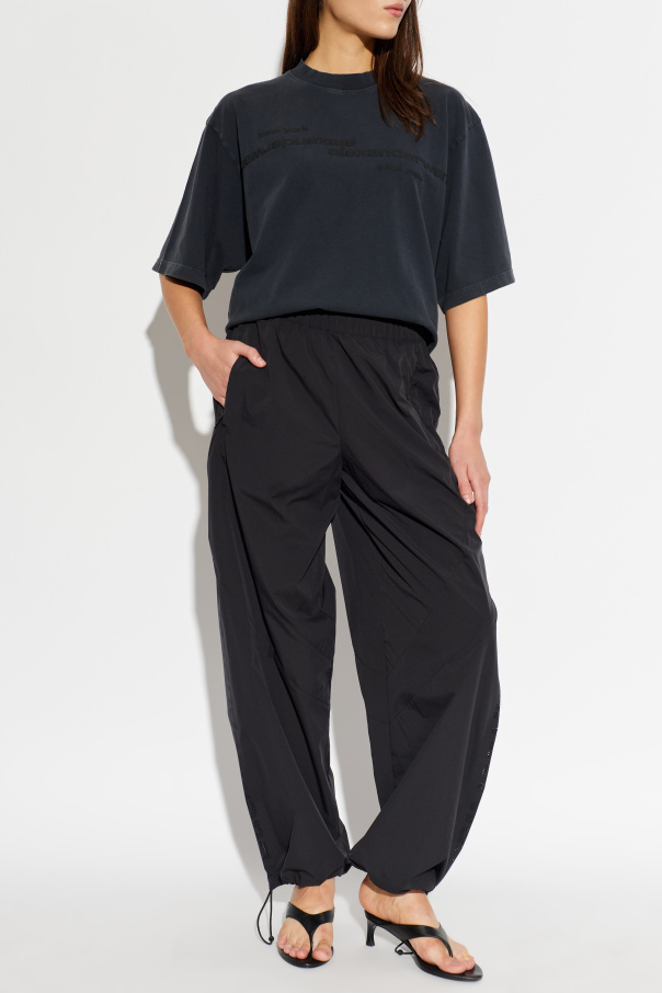 Alexander Wang T-shirt z nadrukowanym logo