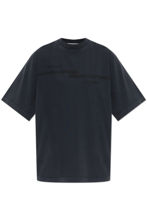 T-shirt with printed logo
