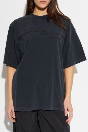 Alexander Wang T-shirt z nadrukowanym logo