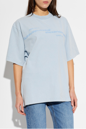Alexander Wang T-shirt z nadrukowanym logo