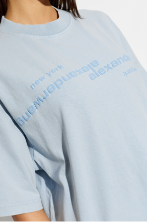Alexander Wang T-shirt z nadrukowanym logo