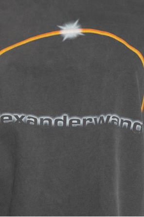 Alexander Wang logo-embroidered sweatshirt Toni neutri