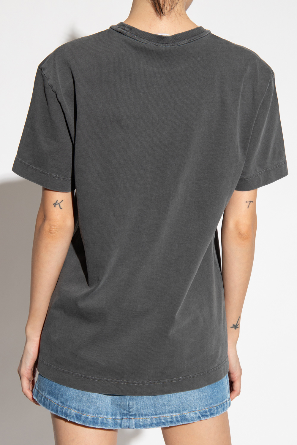 Alexander Wang Ichi T-shirt represents met geweven print