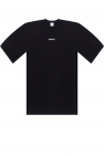 Kids embroidered logo T-shirt Black