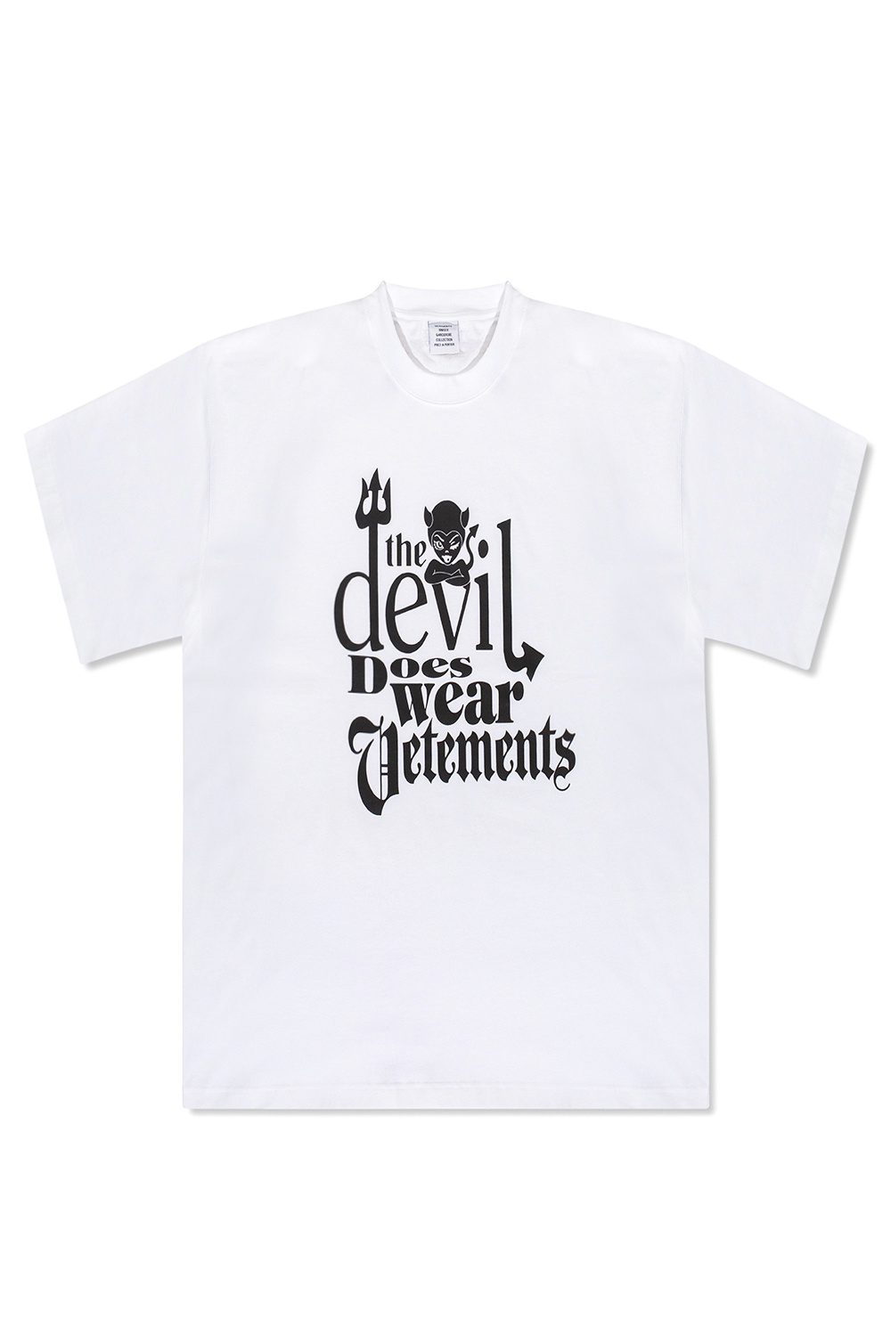 VETEMENTS upcycleded T-shirt