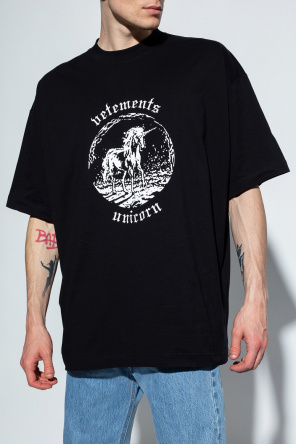 VETEMENTS T-shirt typu ‘oversize’