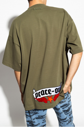 VETEMENTS Patched T-shirt