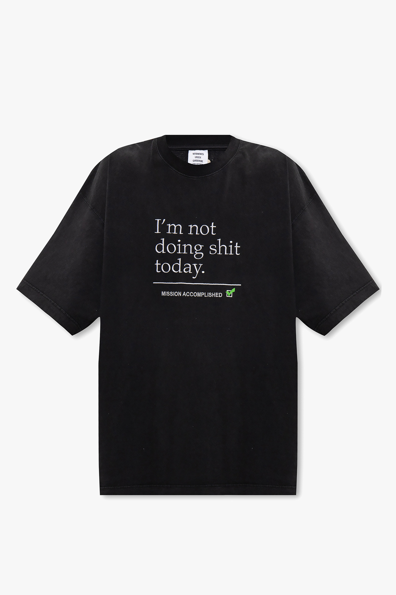 VETEMENTS Oversize T-shirt