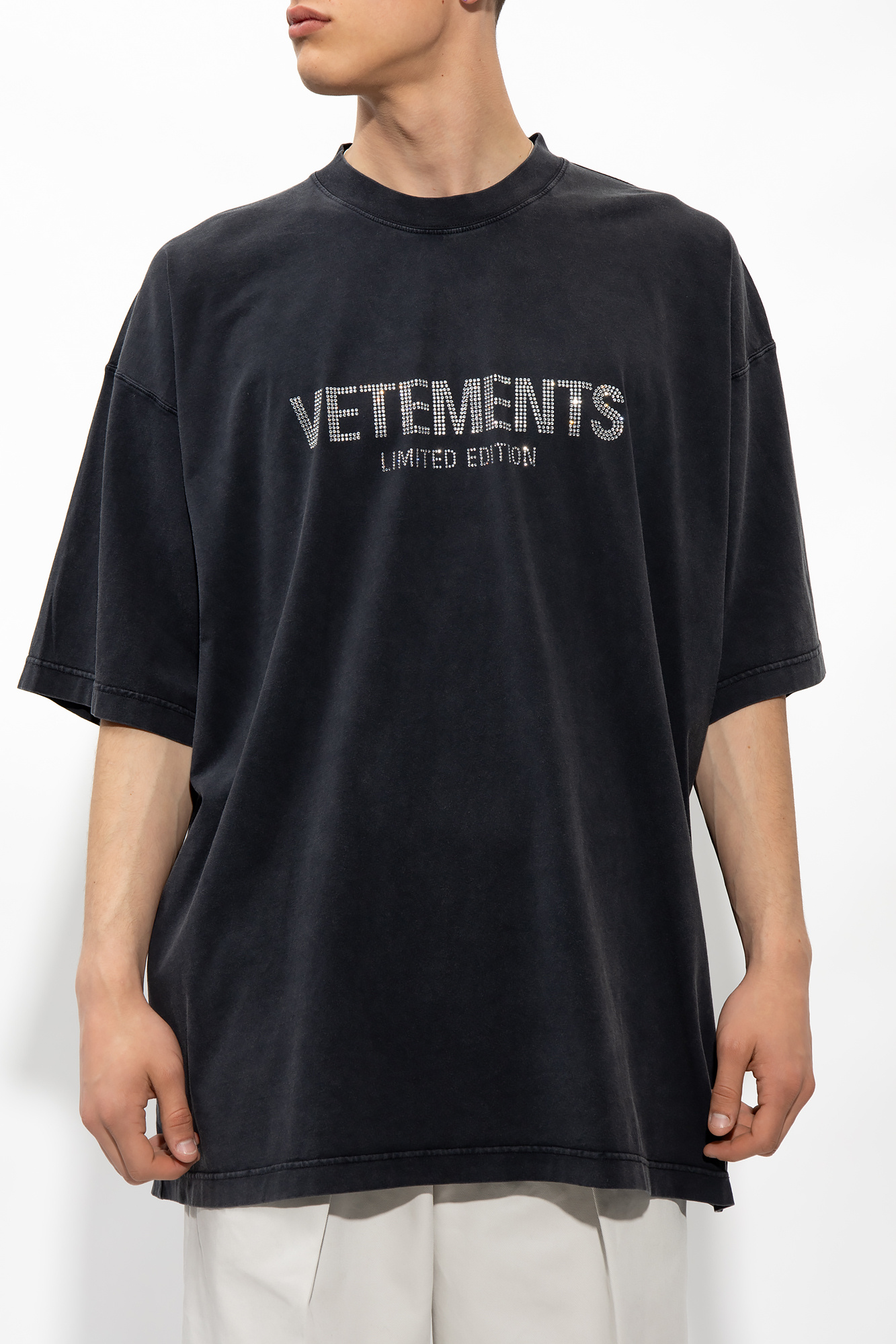VETEMENTS T-shirt tied-waist z logo