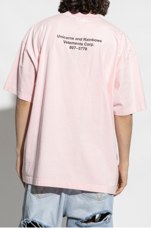 VETEMENTS T-shirt typu ‘oversize’