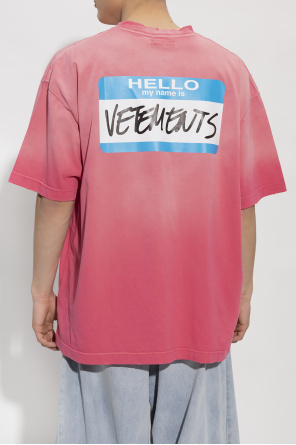 VETEMENTS Oversize T-shirt