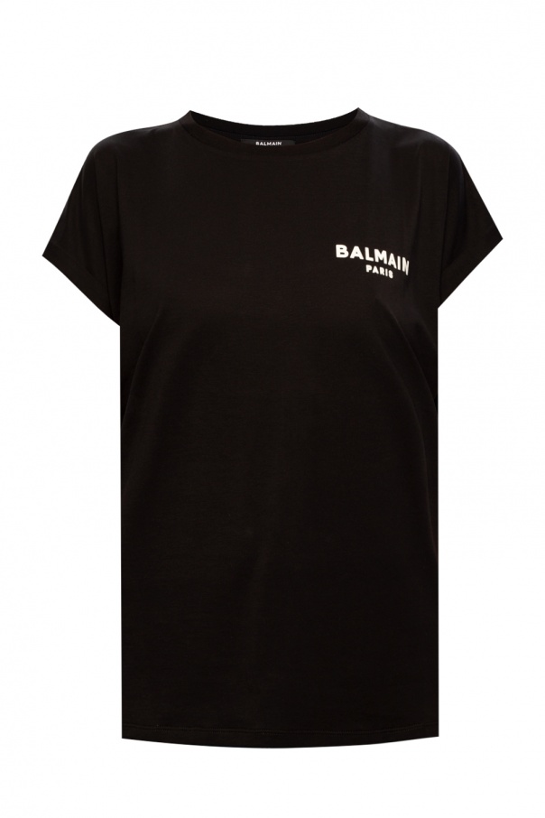 Balmain balmain exclusive to mytheresa logo cotton jersey t shirt