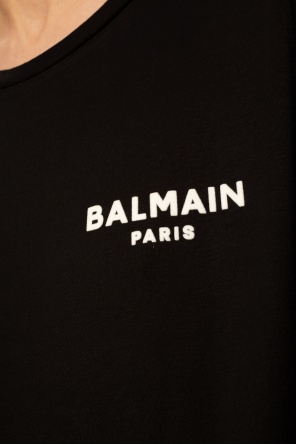 Balmain balmain exclusive to mytheresa logo cotton jersey t shirt