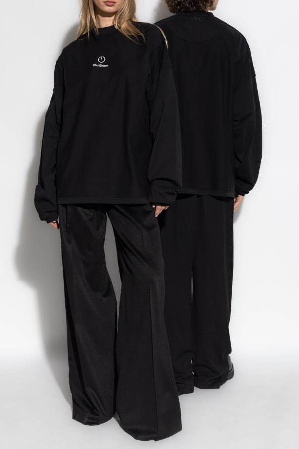 VETEMENTS T-shirt typu `oversize`