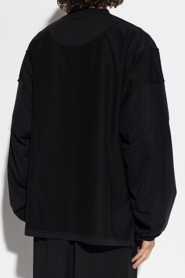 VETEMENTS T-shirt typu `oversize`