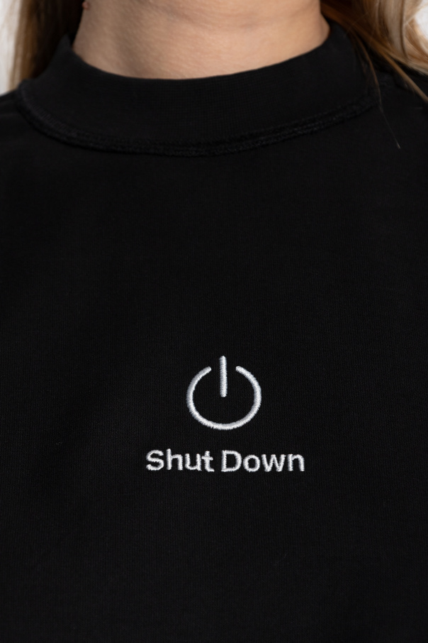 VETEMENTS T-shirt typu `oversize`