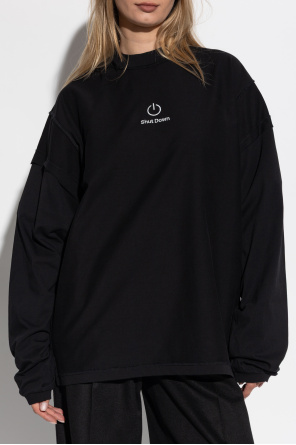 VETEMENTS T-shirt typu `oversize`