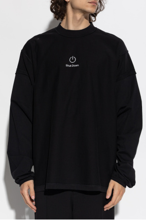VETEMENTS T-shirt typu `oversize`